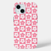 Dot Flower Pink White Case-Mate iPhone Case (Achterkant)