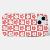 Dot Flower Red White Case-Mate iPhone Case (Achterkant (horizontaal))