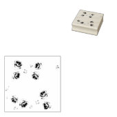 Dot, Gainsboro Wood Art Stamp Rubberstempel (Gestempeld)