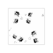 Dot, Gainsboro Wood Art Stamp Rubberstempel (Afrduk)