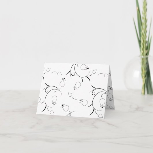 Dot, Grey Goose Folded Bedankt voor je kaart (Voorkant)