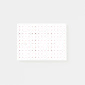 Dot-Grid/Bullet 4x3 (Rode Stippen) Post-it® Notes (Voorkant)