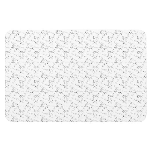 Dot, grijze gans magneet (Horizontaal)