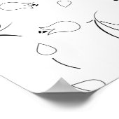 Dot, grijze gans poster (Hoek)