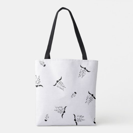 Dot, grijze nikkel tote bag (Achterkant)