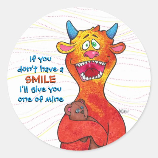 Dot het monster, sticker (Voorkant)