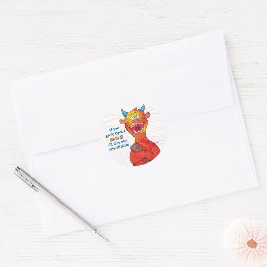 Dot het monster, sticker (Envelop)