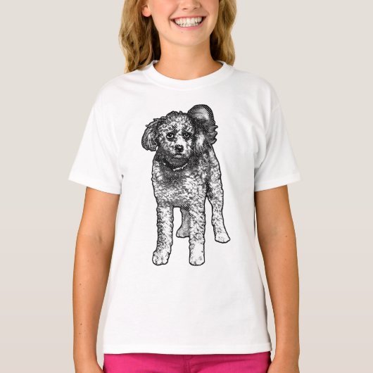 Dot Joy Pup Tee T-shirt (Voorkant)