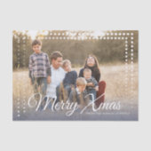 Dot Lijst - Kerstmis - Weefselpapier Tissuepapier (Voorkant)