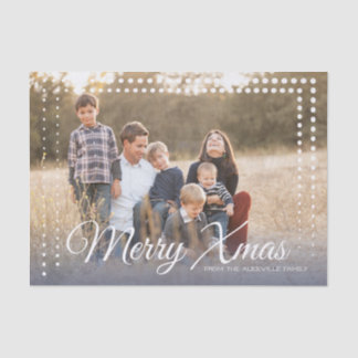 Dot Lijst - Kerstmis - Weefselpapier Tissuepapier