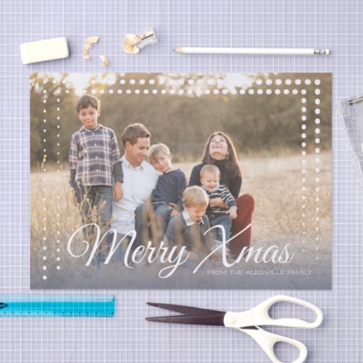 Dot Lijst - Kerstmis - Weefselpapier Tissuepapier (Craft)