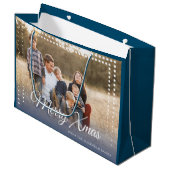 Dot Lijst Photo Merry Xmas Groot Cadeauzakje (Voorkant Gekanteld)