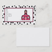 Dot Logo-kaart Visitekaartje (Voorkant / Achterkant)