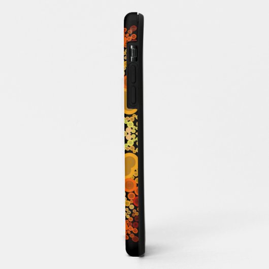 Dot Mandala Bloem Oranje Geel en Rood Case-Mate iPhone Case (Achterkant/links)