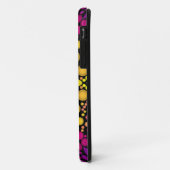 Dot Mandala Bloem Paars en Geel Case-Mate iPhone Case (Achterkant/links)