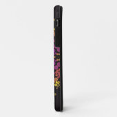 Dot Mandala Bloem Roze Geel en Zwart Case-Mate iPhone Case (Achterkant/links)