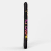 Dot Mandala Bloem Roze Geel en Zwart Case-Mate iPhone Case (Achterkant/rechts)