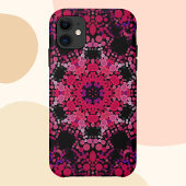 Dot Mandala Bloemroze en Paars Case-Mate iPhone Case