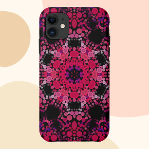 Dot Mandala Bloemroze en Paars Case-Mate iPhone Case