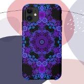 Dot Mandala Flower Blue en Paars Case-Mate iPhone Case