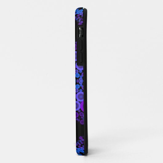 Dot Mandala Flower Blue en Paars Case-Mate iPhone Case (Achterkant/links)