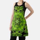 Dot Mandala Flower Green Schort (Insitu)