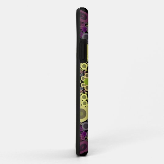 Dot Mandala Flower Green Yellow and Paars Case-Mate iPhone Case (Achterkant/rechts)