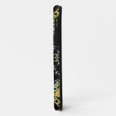 Dot Mandala Flower Yellow Blue en Grey Case-Mate iPhone Case (Achterkant/links)