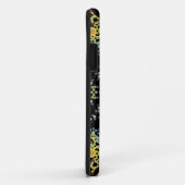 Dot Mandala Flower Yellow Blue en Grey Case-Mate iPhone Case (Achterkant/rechts)