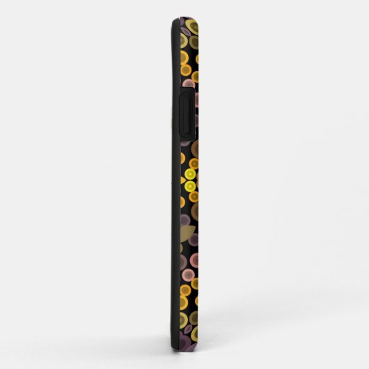 Dot Mandala Flower Yellow en Paars Case-Mate iPhone Case (Achterkant/rechts)