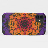Dot Mandala Flower Yellow Paars and Blue Case-Mate iPhone Case (Achterkant (horizontaal))