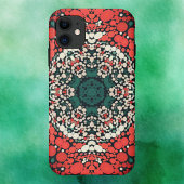Dot Mandala Rood Wit Blauw en Groen Case-Mate iPhone Case