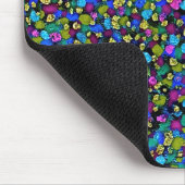 Dot Matrix: Blue Mousepad Muismat (Hoek)