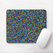 Dot Matrix: Blue Mousepad Muismat (Met muis)