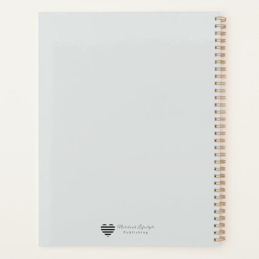 Dot Matrix - Modern Cover Art Planner (Achterkant)