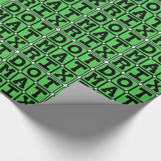 Dot Matrix, Patroonarray Cadeaupapier (Hoek)