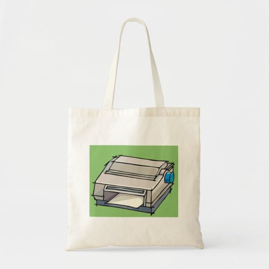 Dot Matrix Printer Canvas tas (Voorkant)