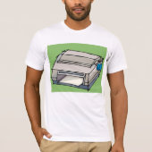 Dot Matrix Printer Mannen T-Shirt (Voorkant)