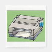 Dot Matrix Printer Papieren servetten (Voorkant)
