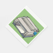 Dot Matrix Printer Papieren servetten (Hoek)