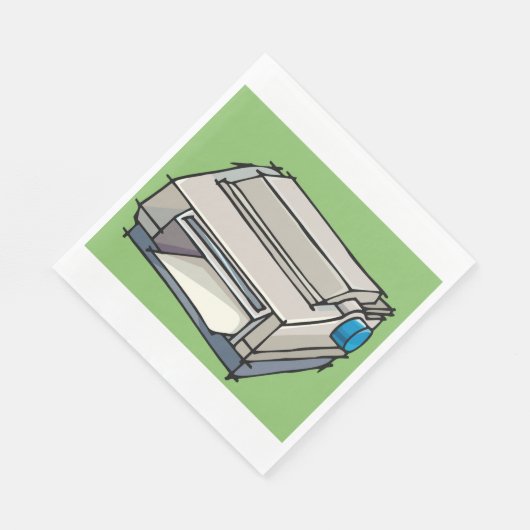 Dot Matrix Printer Papieren servetten (Hoek)