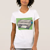 Dot Matrix Printer Womens T-Shirt (Voorkant)