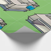 Dot Matrix Printer Wrapping Paper Cadeaupapier