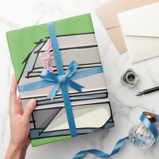 Dot Matrix Printer Wrapping Paper Cadeaupapier