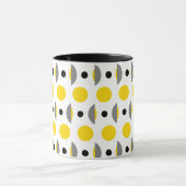 Dot Modern Yellow Grey Mok (Midden)