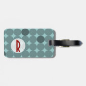 Dot Monogram Bagagelabel (Achterkant horizontaal)