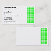 Dot Motief - Groen Visitekaartje (Voorkant / Achterkant)