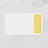 Dot Motif - Amber Visitekaartje (Achterkant)