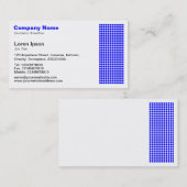 Dot Motif - blauw Visitekaartje (Voorkant / Achterkant)