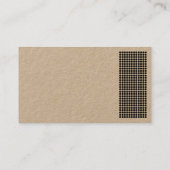 Dot Motif (Kraft) Visitekaartje (Achterkant)